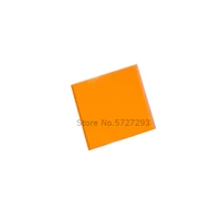 3mm fluorescent orange acrylic square panel water resistant board for diy project