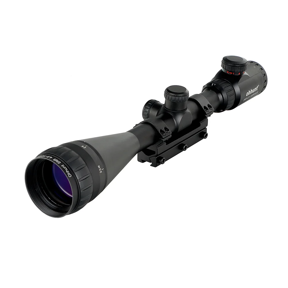 Охотничий прицел ohhunt SNR 4.5-14x50 AOE Red Special Cross Reticle Optic Sight FOR с одним куском.