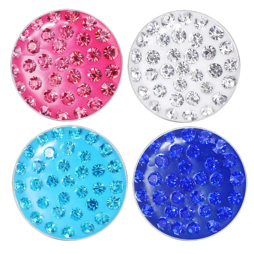 

6 Colors 18mm Snap Buttons for Snap Bracelets&Neckalce Colourful Drills Snap Charms DIY Jewerly VN-2100