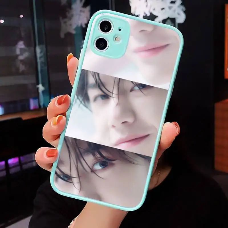 

Xiao Zhan Phone Cases Matte transparent For blue iPhone 12 Mini 11 Pro XR XS Max 7 8 Plus X Back Cover