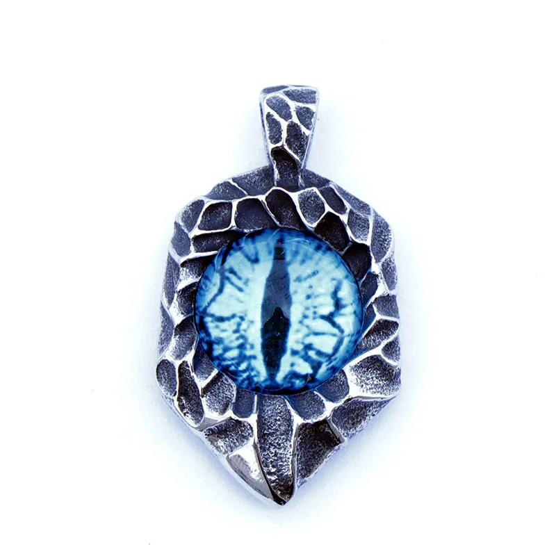 Мужское ожерелье с подвеской в виде глаза демона | Ожерелья