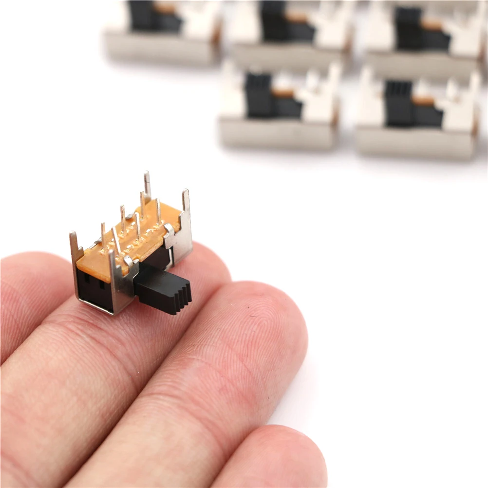 20 шт. высокое качество 6pin 1P2T 2 положения переключателя прерыватель ВКЛ-ВЫКЛ мини