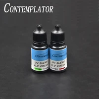 contemplator 2bottles flowthick uv clear finish glue fly tying instant cure uv resin glue fast drying fly fishing chemical