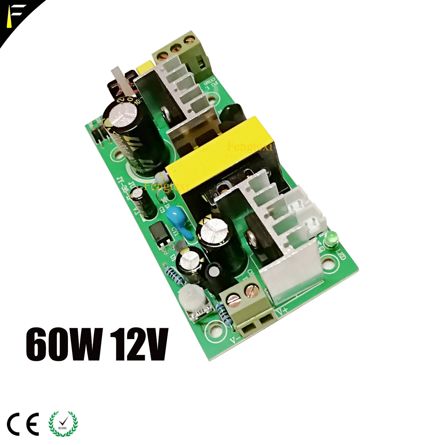 60w12v 60 Вт 24 В/60 Вт 12 В светодиодный светильник с движущейся головкой, блок питания, модель 60w24v12v, запасная часть, плата питания - Цвет: 60w12v
