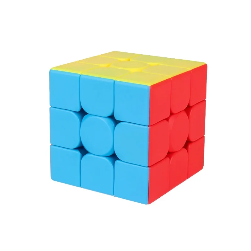 Волшебный куб без наклеек MOYU 3x3 Meilong 3C для начинающих 3x3x3 Красочные скоростные