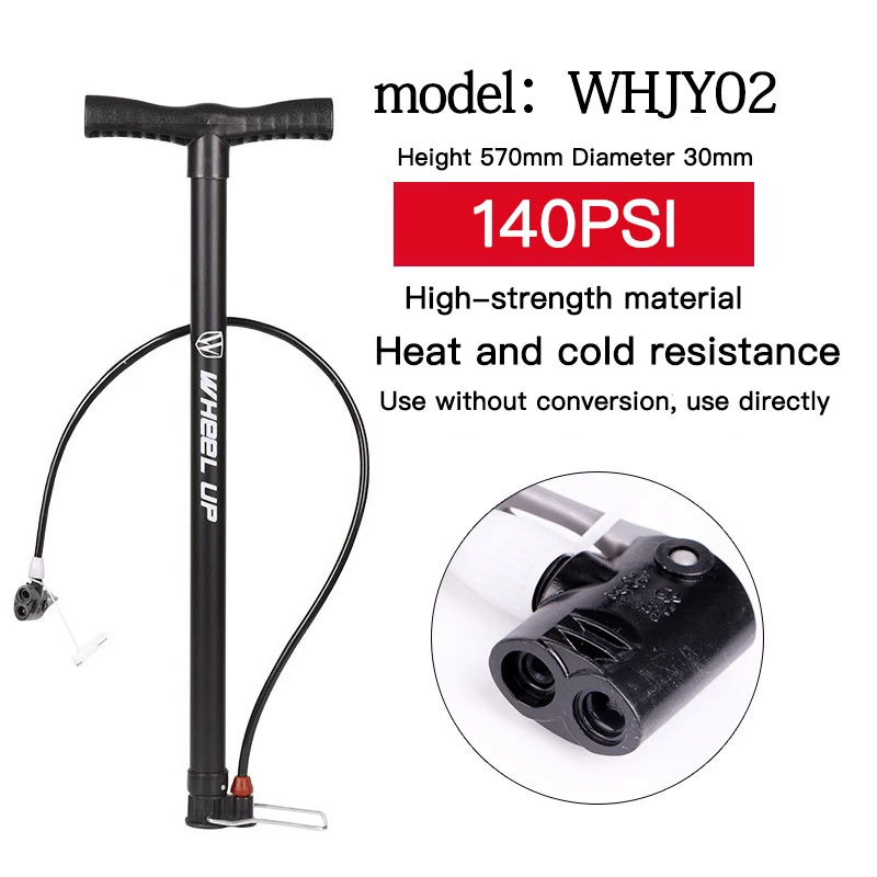 Колесный Портативный мини велосипедный насос высокого давления 120PSI ручной