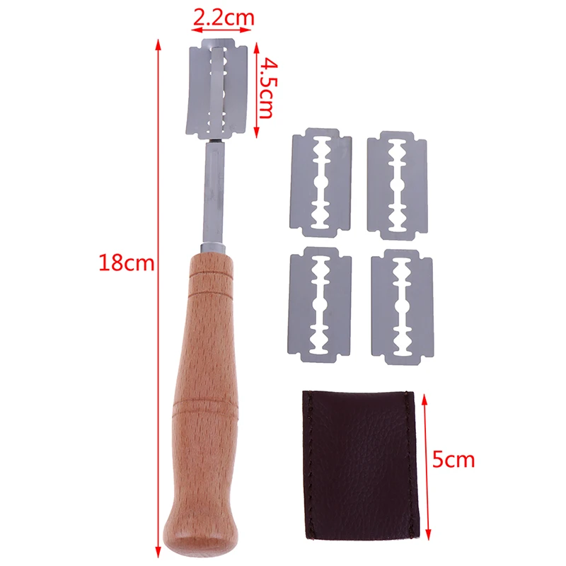1 Набор Резак для хлеба французские тоы Кухонные гаджеты деревянная ручка