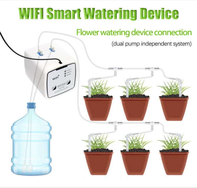 

WIFI Smart Garden Watering Irrigation System Automatic Watering Kit Home Intelligent Drip Sprinkler Control Timer Drip Device