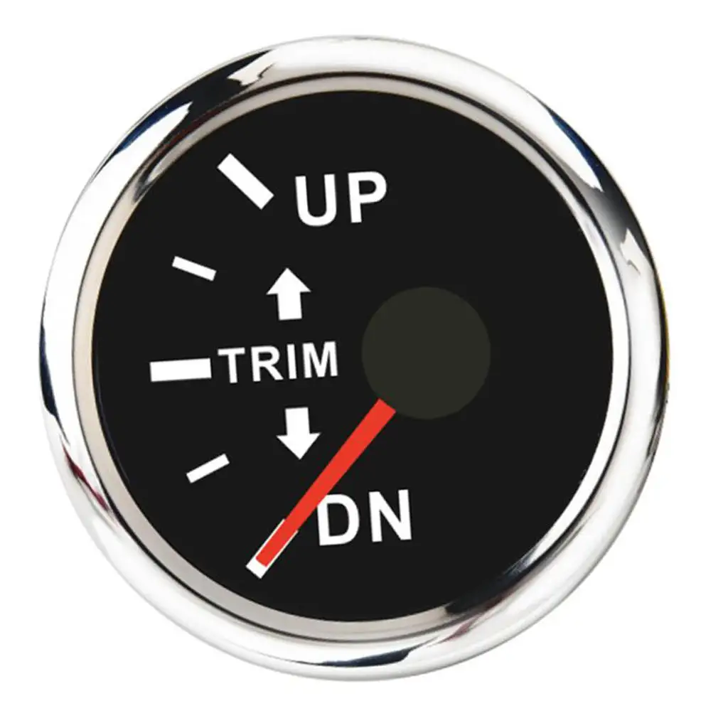 Marine Boat Outboard Engine Trim Tilt Gauge 9-32V 0-190 Ohm UP-DN -Left Display | Hardware