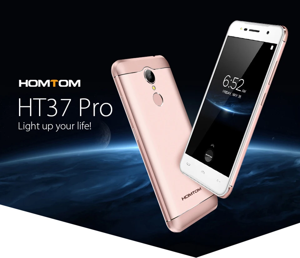 Оригинальная версия HOMTOM HT37 Pro 4G смартфон MTK6737 5,0 дюймов HD Android 7,0 3 ГБ+ 32 Гб 13 МП 3000 мАч отпечаток пальца ID мобильный телефон