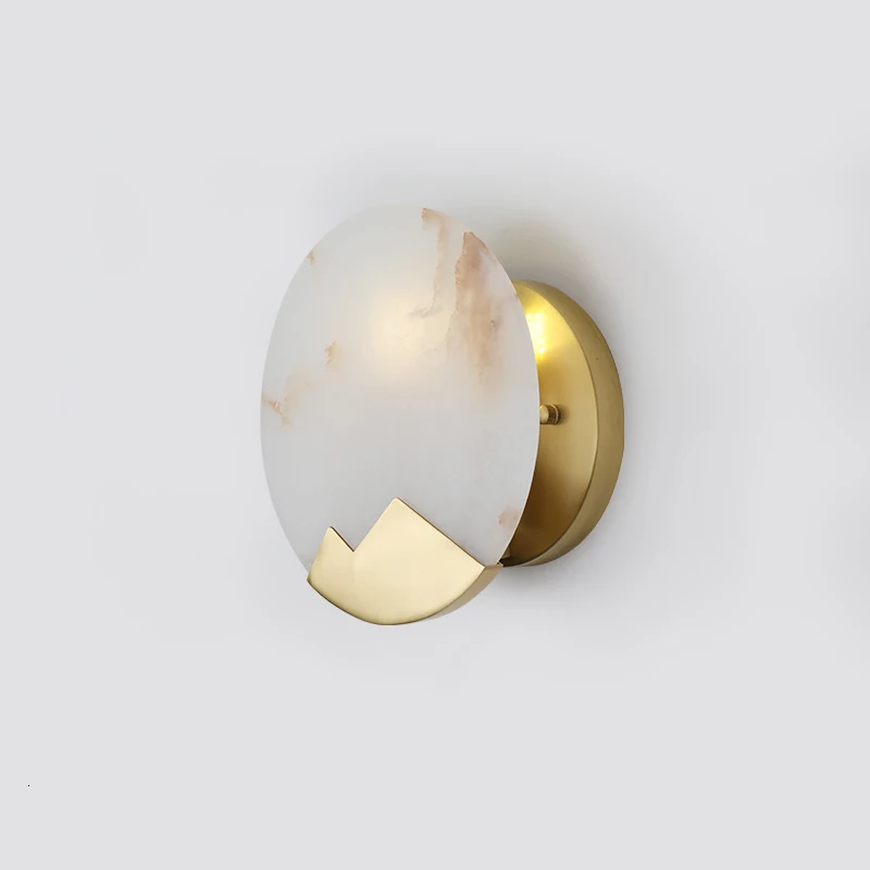 

Post modern American decorative mounted wall lamp light gold living room foyer lights wall light sconce