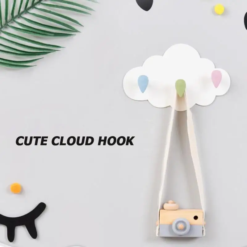 Практичные декорационные крючки ABS Moon Star Cloud shape самоклеющиеся настенные крючки кухонная вешалка для одежды сумка шляпа ключ