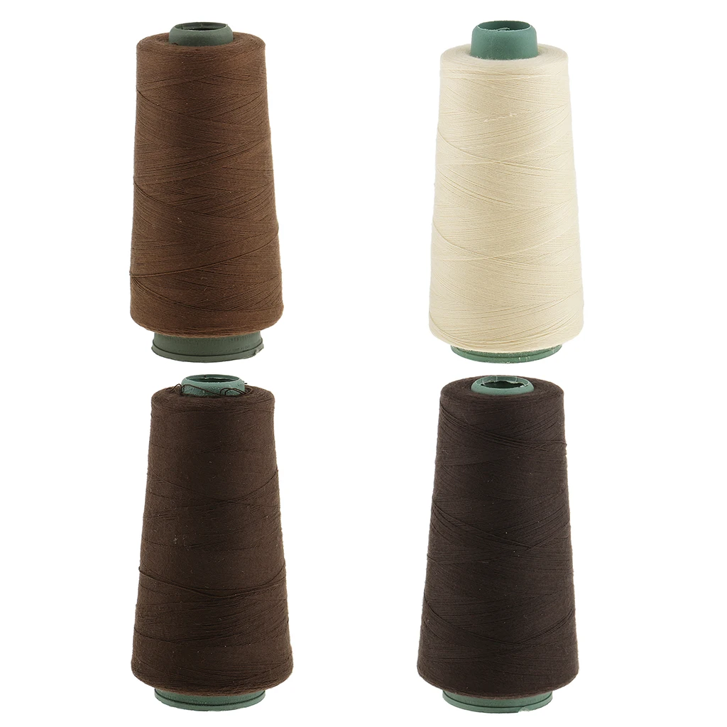 4 шт. Наращивание волос Плетение/волос трек шить уточной нити для парика решений