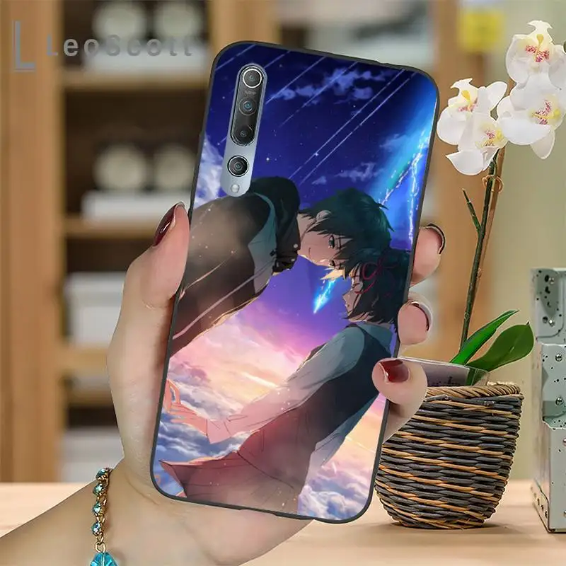 

Anime Your Name Kimi no Na wa Phone Case For Xiaomi mi Redmi note 7 8t 9 9t 9s 8 10 10t 11 pro lite K20 max 3