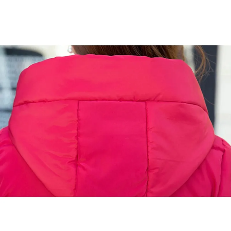 Новые зимние женские пальто UHYTGF модные с хлопковой подкладкой короткие парки