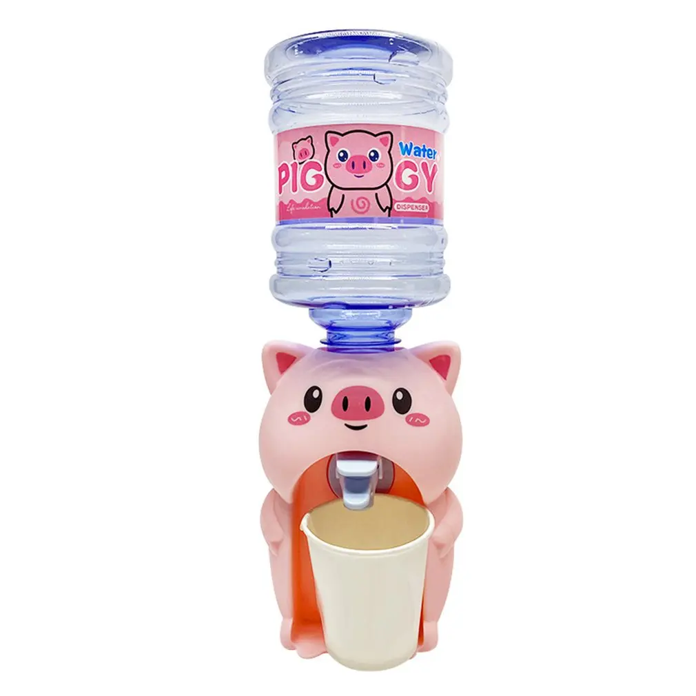 

Милая свинья, мини-питьевая фотография, крутой диспенсер воды, ролевая игра в кухню, игрушка для детей, имитация детской