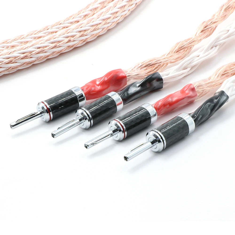 12TC кабель для динамика OCC медный аудиофил динамиков HIFI банан-лопата громкий |