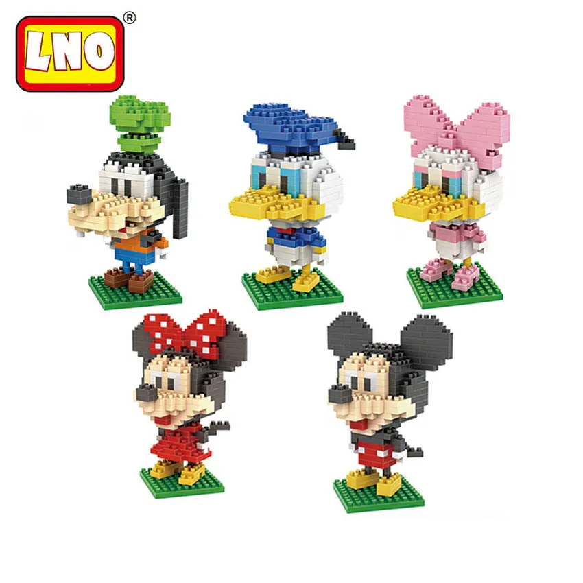 Японский мультфильм Аниме Фигурки игрушки Алмазные Кирпичи Diy для детей модель