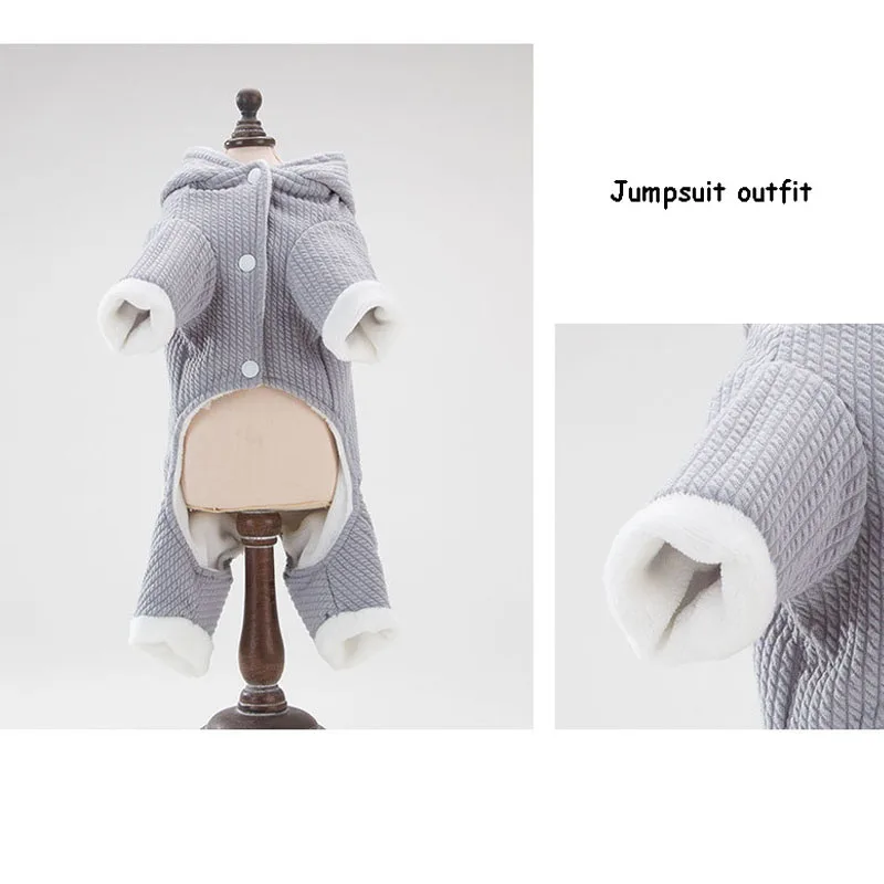 Зимнее пальто для маленьких собак 2 цвета комбинезон щенков и кошек пуховик 30 50 см