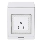 Белая универсальная Водонепроницаемая настенная розетка AU, UK, EU, US, для кухни, для улицы, с защитой от ультрафиолета, монтируется на поверхность, Германия, Франция, розетка 16A, 250 В