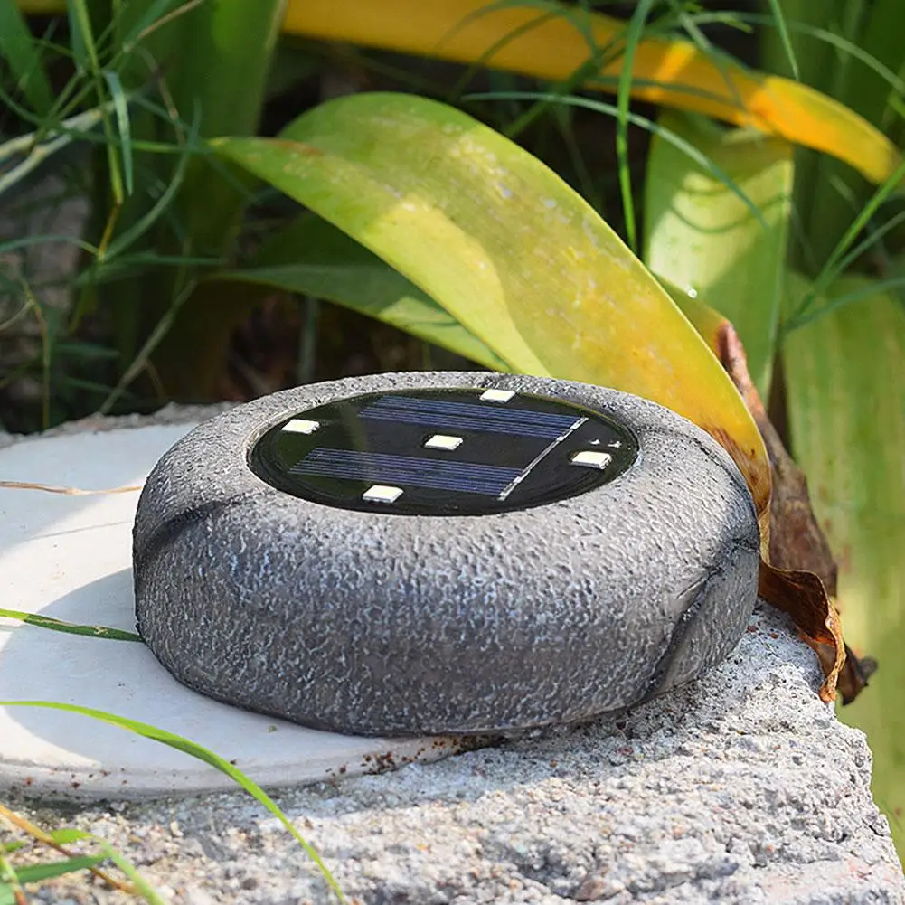 

Фонарь с питанием от солнечной батареи, водонепроницаемый наружный светильник в форме камня, с автоматическим включением, для дома, сада, дв...