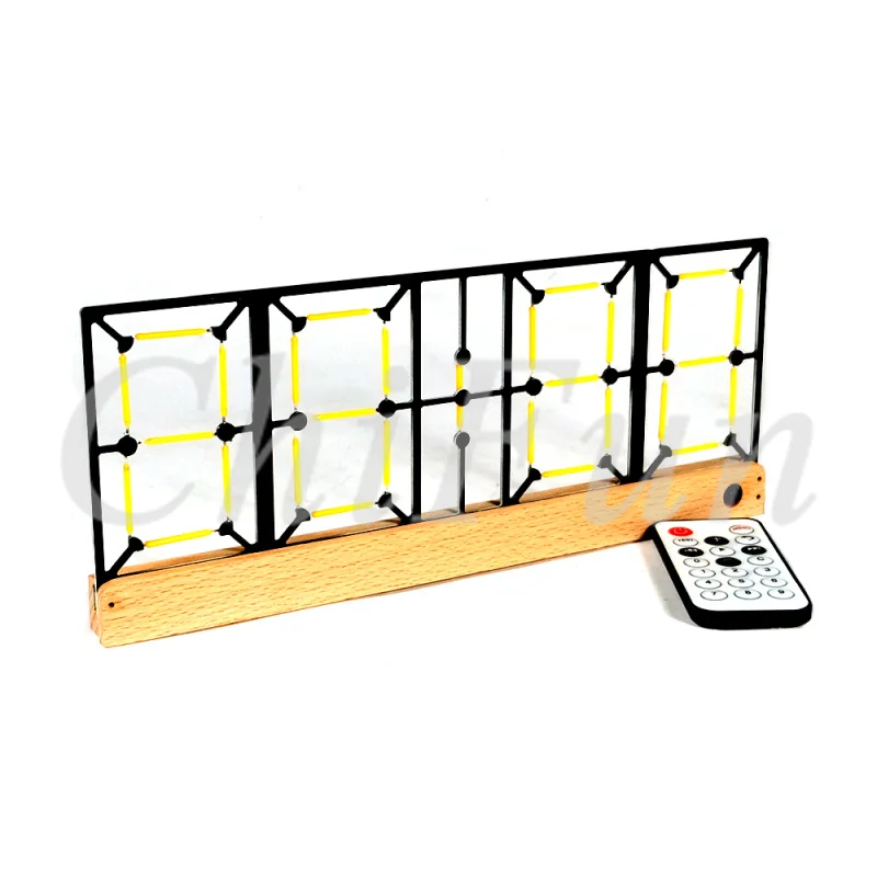 Светодиодные часы двусторонний источник питания USB изысканный и лаконичный