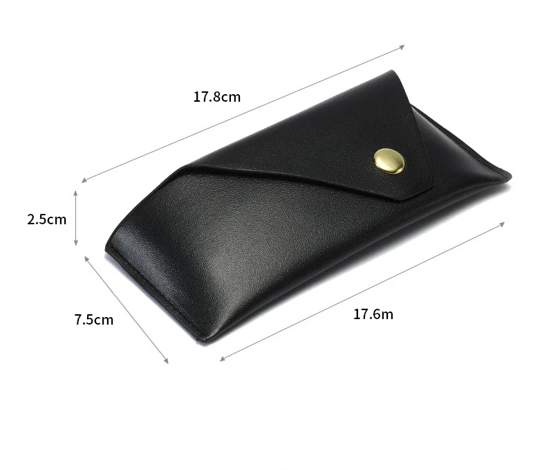 Складной футляр для очков коробка из искусственной кожи хранения