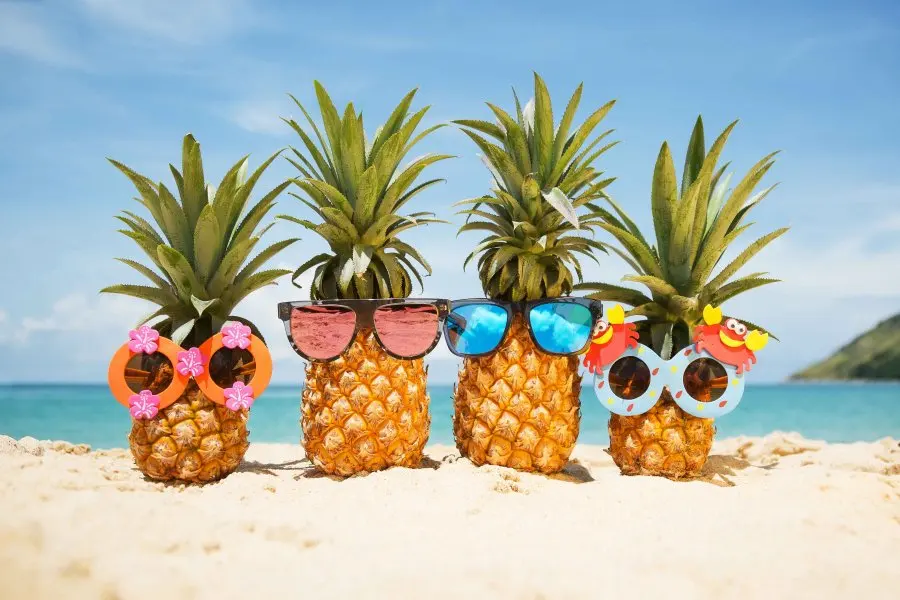 

Алмазная вышивка JMINE Div 5D, с изображением ананаса, морского пляжа, высокое качество