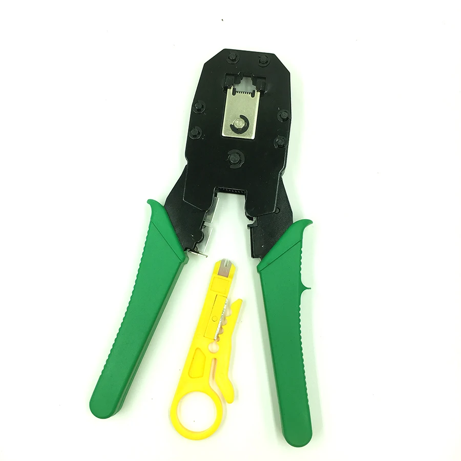 stripping crimping pliers network cable clamp pliers professional network cable tester rj45 rj11 rj12 cat5 utp lan cable tester free global shipping