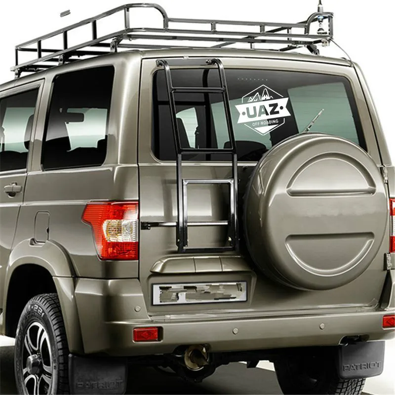 

Creative UAZ 4x4 Off Road Car Stickers Creativity Cover Scratches Waterproof for Bumper Windshield Decals Accessories KK17*15cm