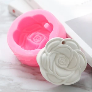 Искусственная Цветочная форма, искусственная для украшения автомобиля, помадки, торта, выпечки, формы для свечи, мыла ручной работы