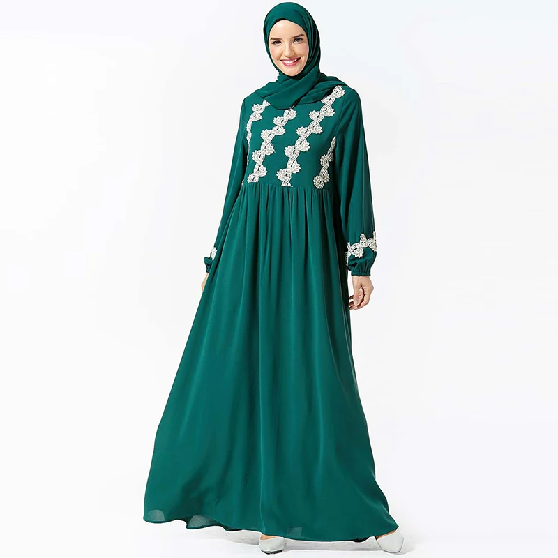 

Kaftan Abaya Dubai Hijab Muslim Dress Turkish Islamic Clothing Abayas For Women Dresses Caftan Robe Baju Muslim Wanita Kleding