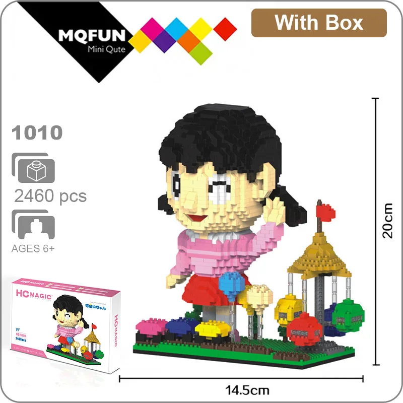 

HC Huge Japan popular anime cartoon Doraemon building blocks for kids new product action figures diamond block educational toy