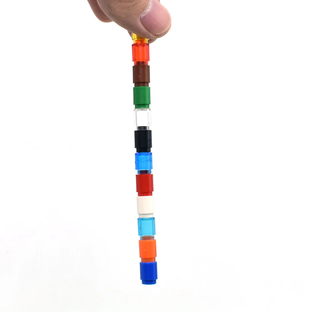 Кубики 1X1 круглый цилиндр строительные блоки DIY обучающие игрушки совместимы |