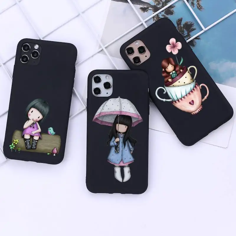 

Cartoon girls Phone Case for iphone 13 12 11 Pro Mini XS MAX 8 7 Plus X 2020 XR cover