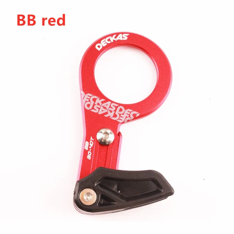 bb red DECKAS направляющая велосипедной цепи MTB направляющая велосипедной цепи 1X система ISCG 03 ISCG 05 крепление BB CNC односкоростная широкая узкая направляющая цепи - Цвет: bb red