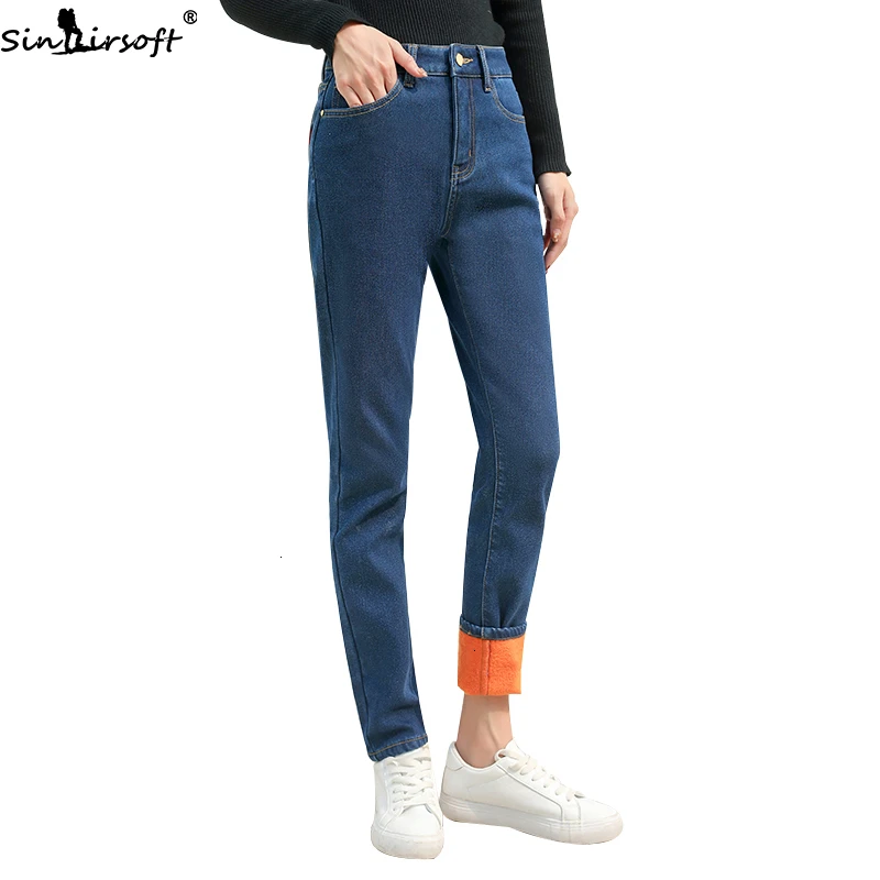 Женские вельветовые джинсы женские повседневные брюки с эластичной резинкой на