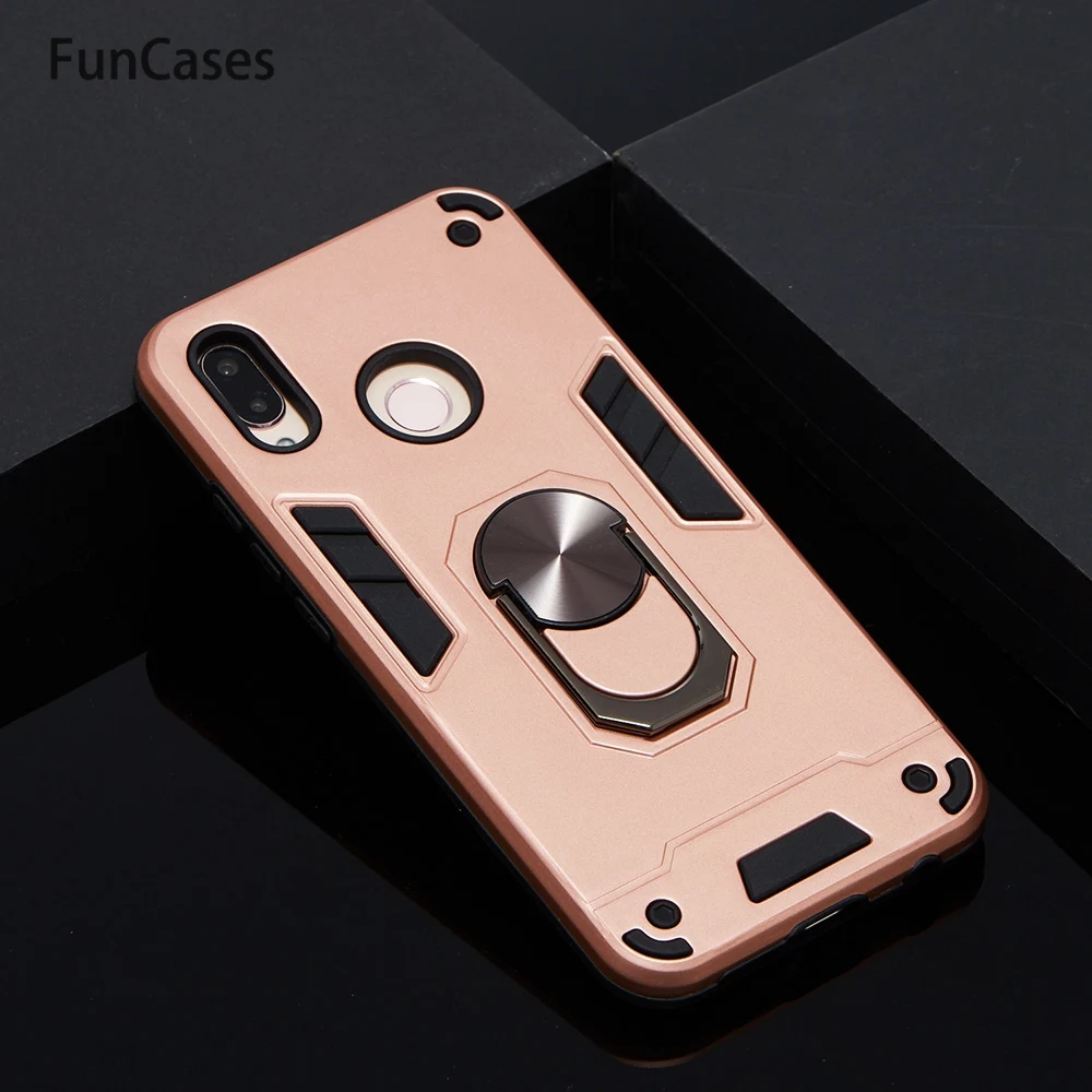 Автомобильный Магнитный бампер Жесткий ПК чехол для funda Huawei P20 Lite 2019 силиконовые