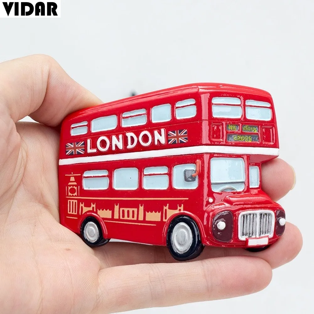 VIDAR Ins UK London сувенир из поездки подарок двухэтажный автобус креативный резиновый