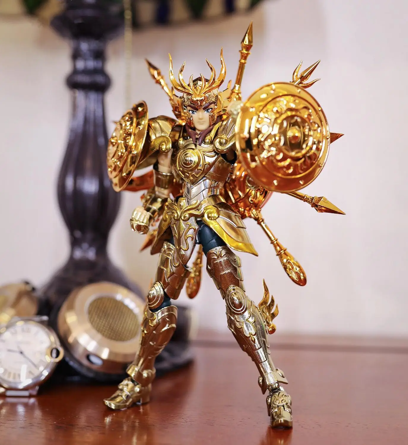 

CS Model Saint Seiya Cloth Myth Soul of God SOG EX Gold Libra Dohko metal Cloth SC014*