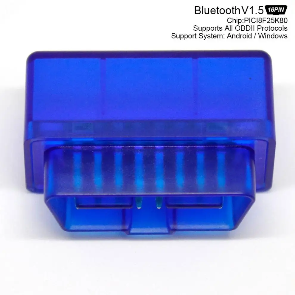 Супер Мини Bluetooth сканер ELM327 V1.5 PICI8F25K80 OBDII OBD2 беспроводной интерфейс автомобильный