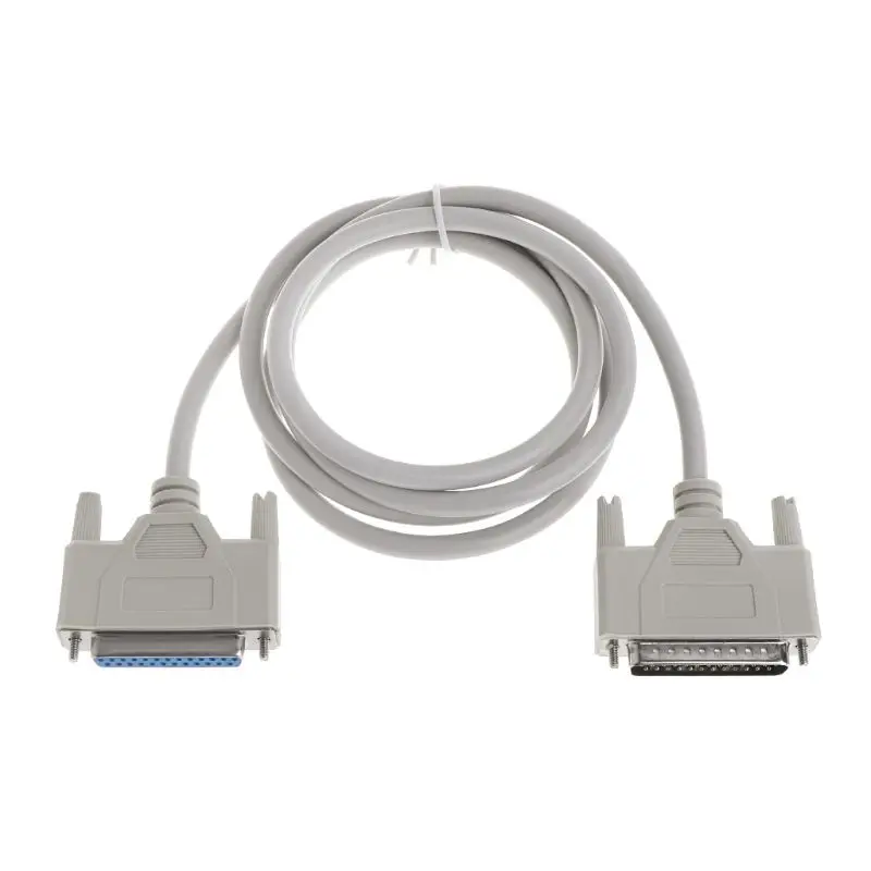 

2021 New Printer Cable DB25 Male to Female 25 Pin Extension Line Parallel Port Computer 1.5m