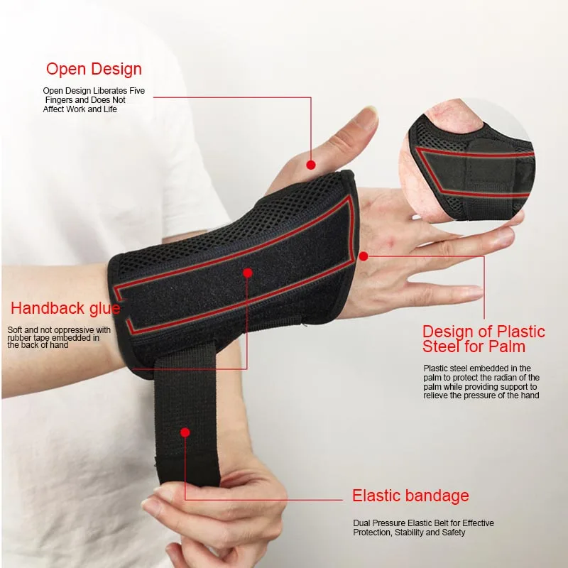1 шт. наручные Поддержка боль карпальный тоннельный синдром снять стабилизации