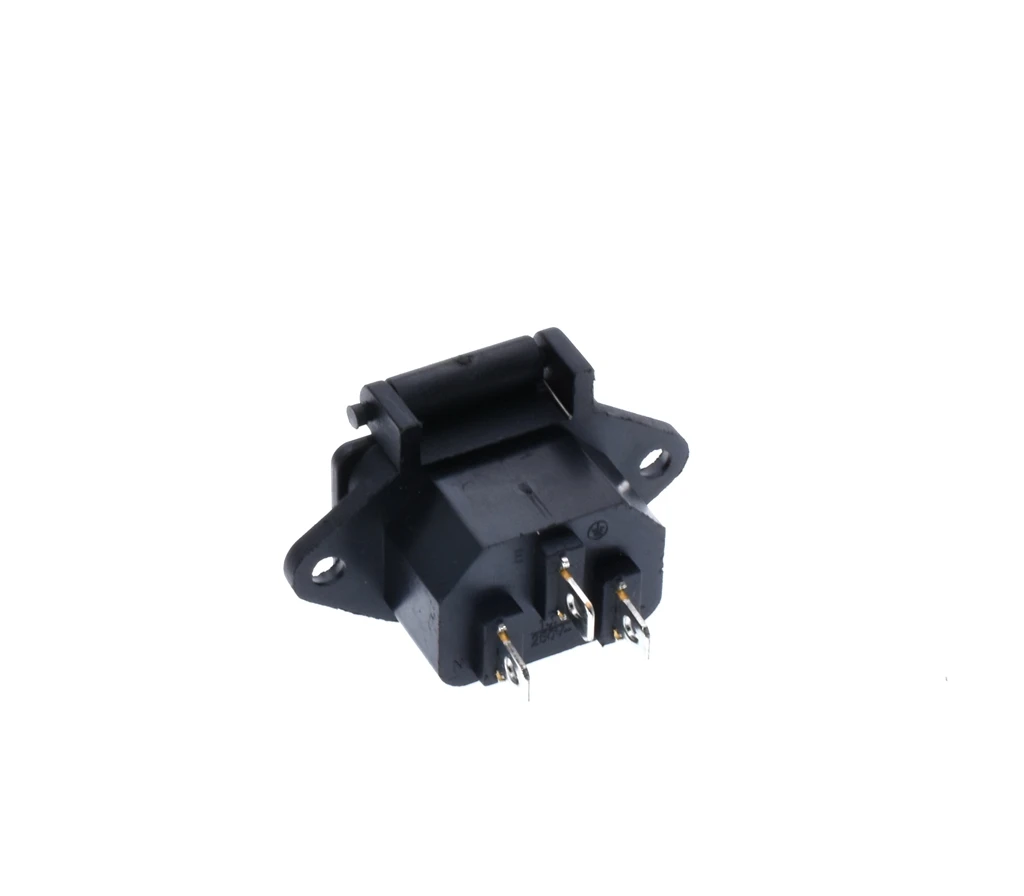 10 шт. AC 250V 10A 3 контактный IEC320 C14 гнездо входа Мощность Разъем черный +