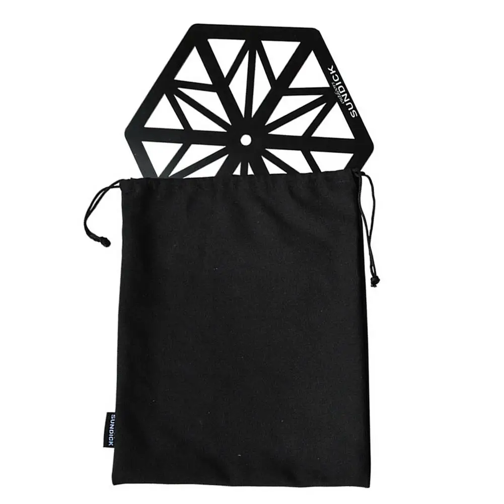 

Уличные настольные доски для светильника, черный складной инструмент для хранения из нержавеющей стали, для диаметра 0,47 дюйма, полюсное обо...