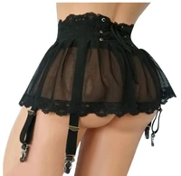 sexy lingerie plus size garter black women stocking suspenders garter belt lace skirt sexy sleepwear sexy garter