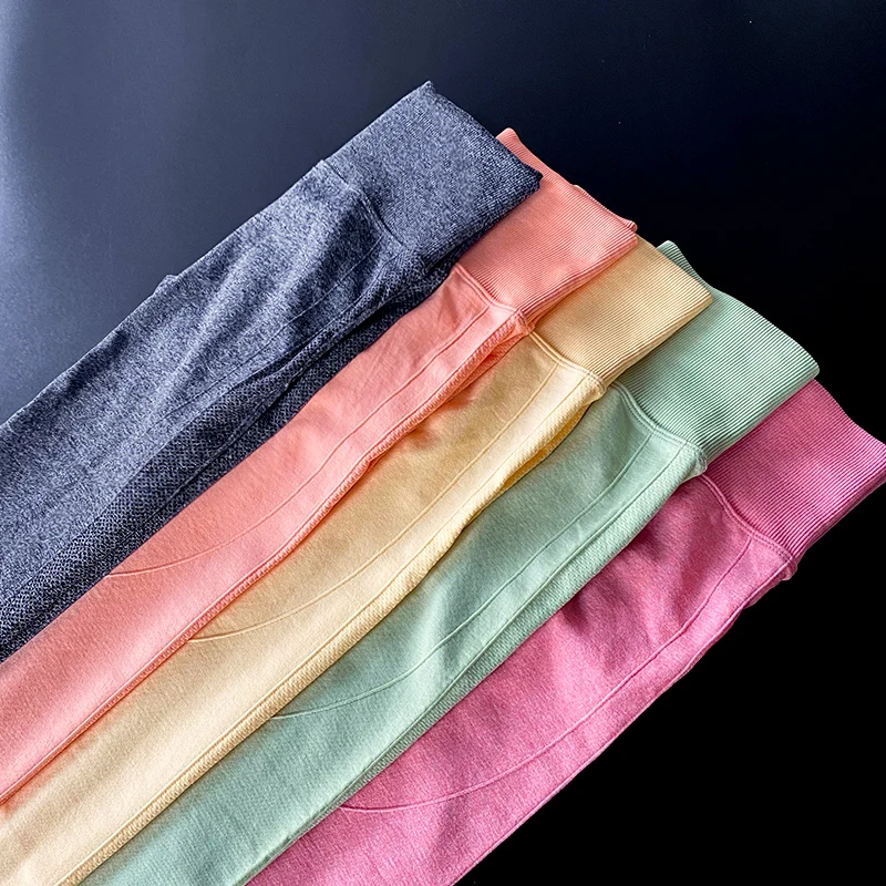 Женские Длинные Трико для фитнеса штаны бега упражнения Леггинсы йоги с высокой