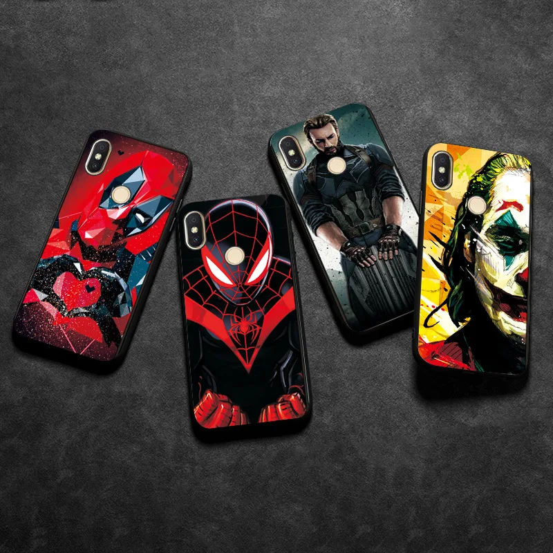 Чехол для Xiaomi Redmi S2, черный, ТПУ, мягкая задняя крышка, забавный, Джокер, на Redmi S2, чехол, чехол для Capas, Xiaomi Redmi S 2 S2, RedmiS2, чехол