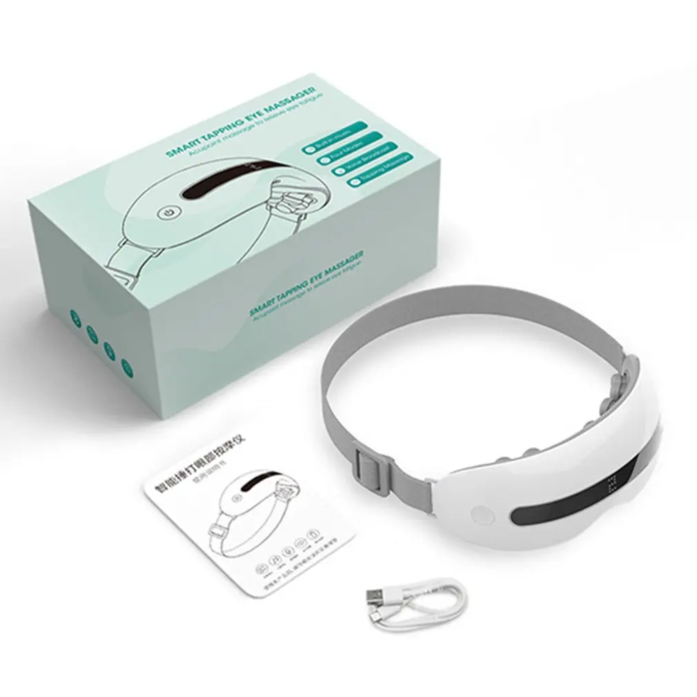 Умный массажер для глаз 3D электрический беспроводной инструмент ухода за