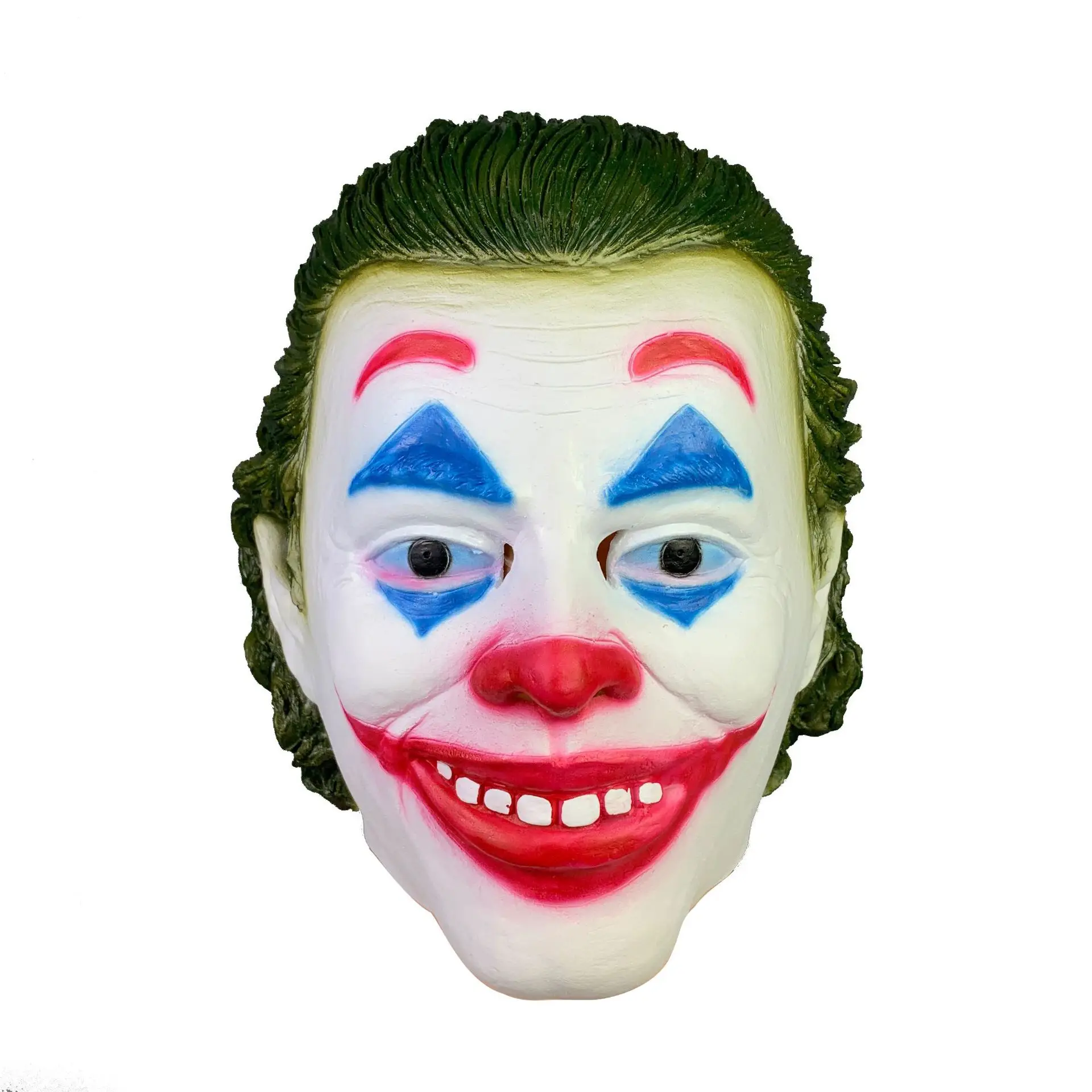 Joker маска фильм Бэтмен Темный рыцарь Косплэй ужас Клоун Маска для лица с зеленым